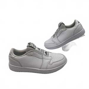 Nike White Jordan 1 Retro Slip-On Sneakers | Women’s US 8.5